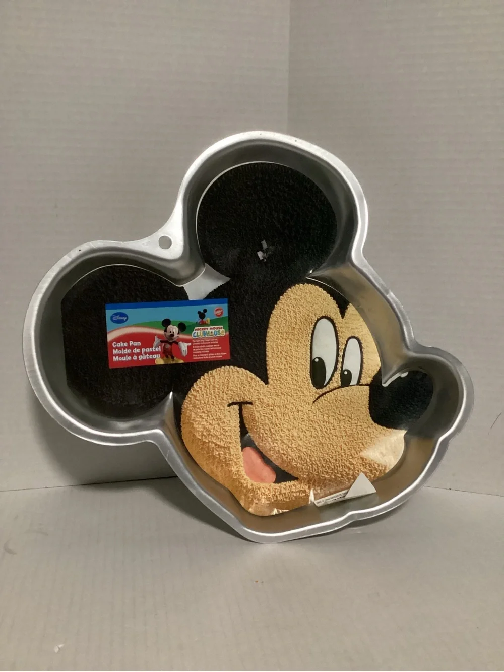 Disney Mickey Mouse Face Cake Pan - Silver